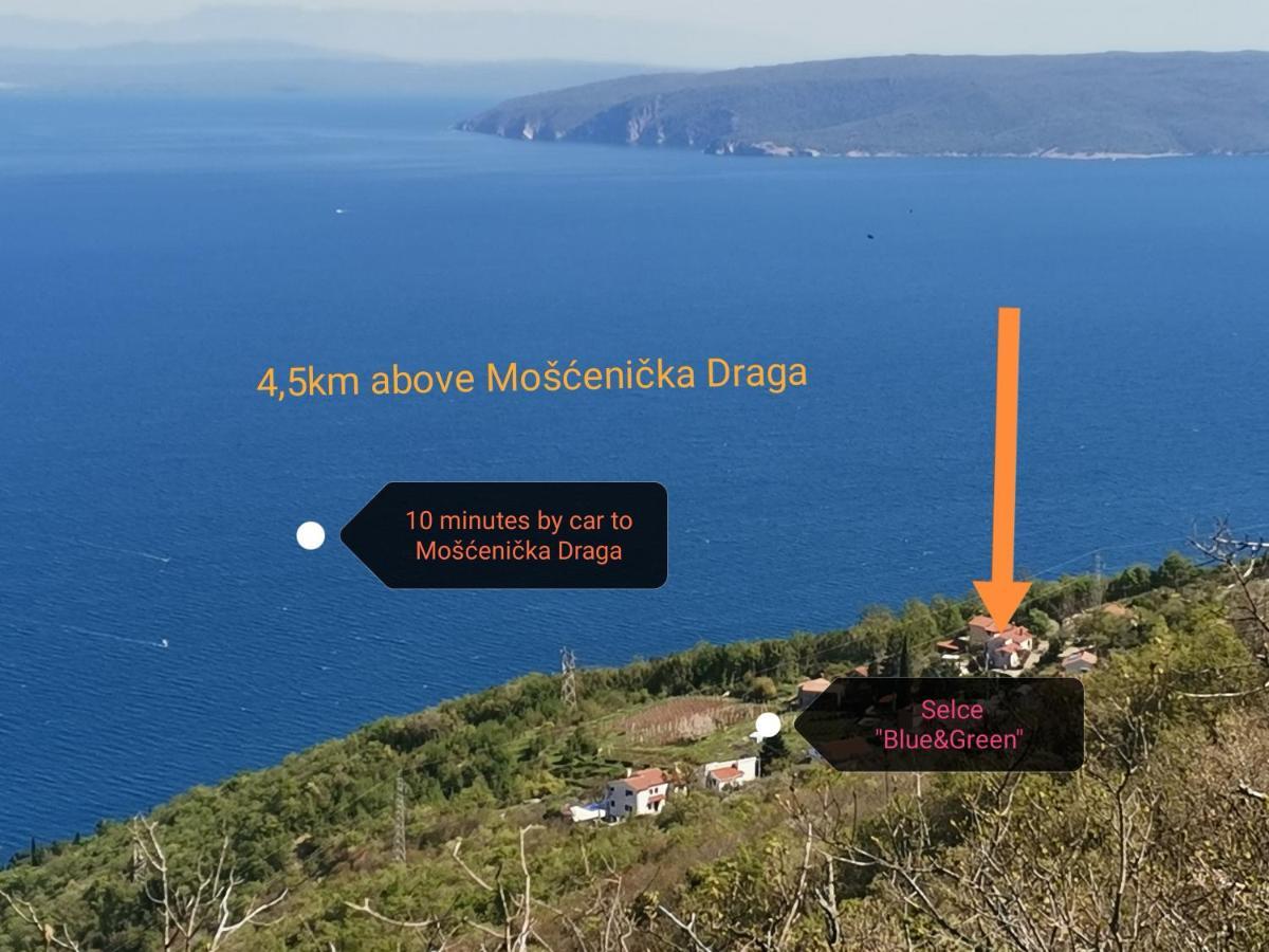 Mošćenička Draga Apartments Blue & Green מראה חיצוני תמונה